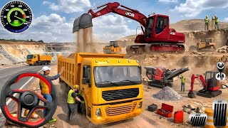 👷City Road Construction Simulator 3D 🚧 | Heavy Excavator & Truck - Android Gameplay screenshot 5