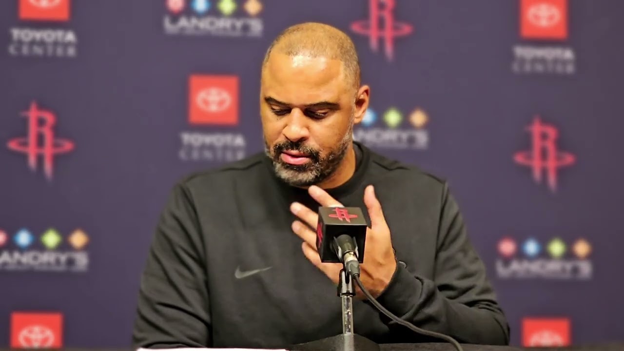 ​Ime Udoka Postgame Interview | Rockets vs. Bulls (119-113) 