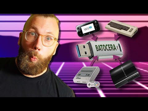 Eine komplette Spielkonsole auf einem USB-STICK | Batocera Linux