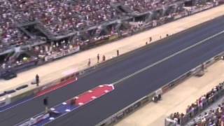 John Force Cruz Pedregon TFFC Semi Finals Summit Racing Nationals Norwalk OH  2014