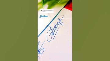 Joshna Signature Style 🌟 Beautiful Signatures #signaturestyle #shorts