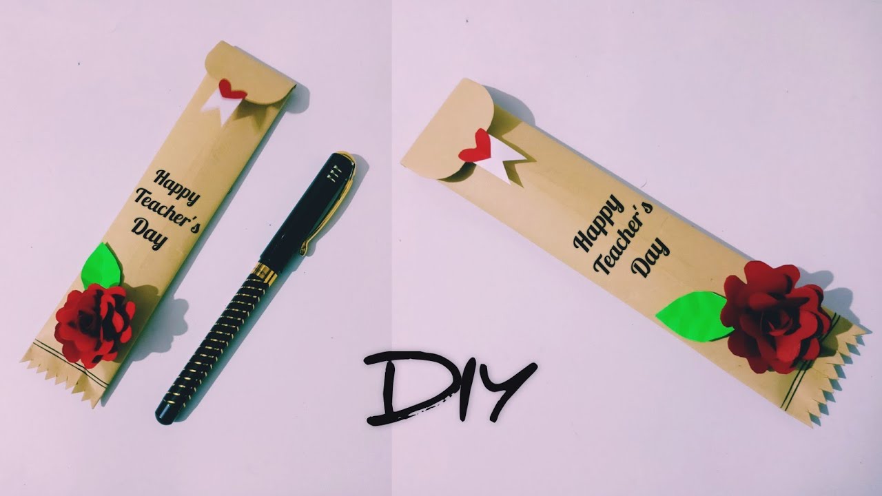 Easy pen gift ideas for teachers DIY teacher's day pen gift ideas
