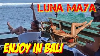 Luna Maya Enjoy Bikini in Bali Indonesia