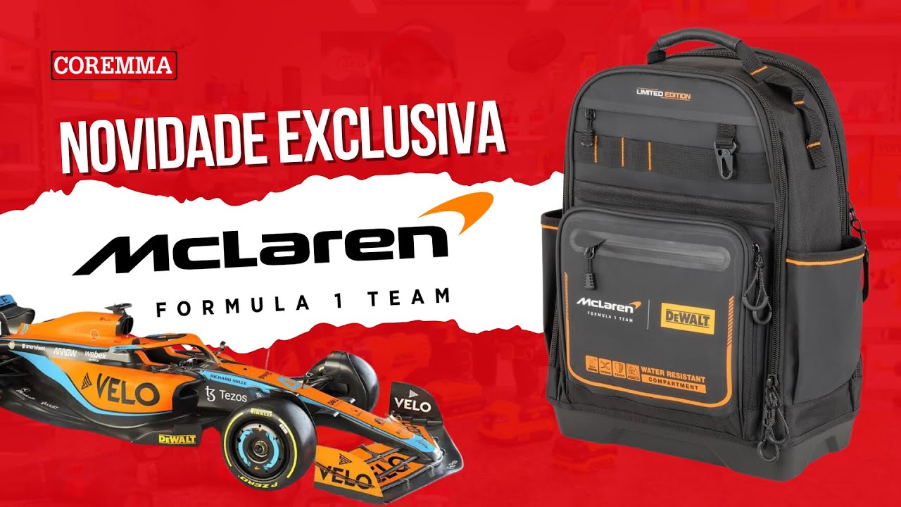 NEW: Dewalt McLaren backpack | LIMITED EDITION and SUPER DURABLE NEW: Dewalt McLaren backpack | LIMITED EDITION and SUPER DURABLE