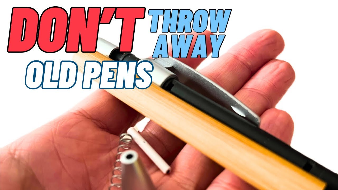DIY Fishing tools from old pens YouTube
