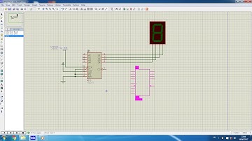 Compteur BCD modulo 100 , ISIS
