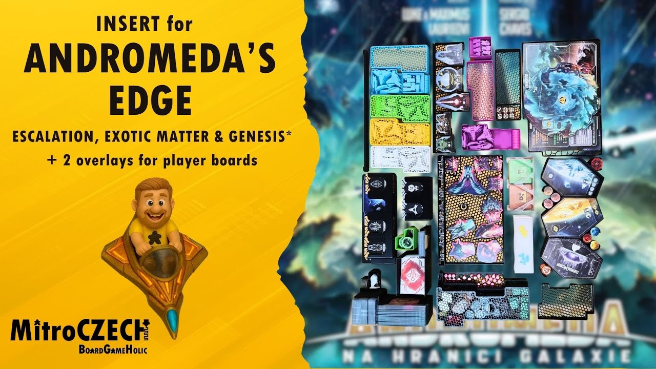 Andromeda's Edge insert MitroCZECH - Escalation, Exotic Matter, Genesis and 2 overlays