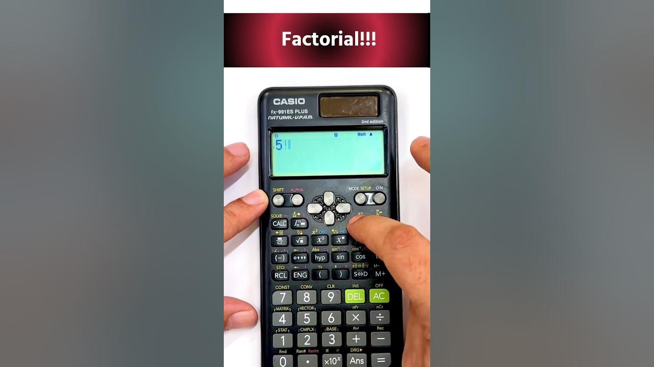 How to Calculate Factorial on a Scientific Calculator - YouTube