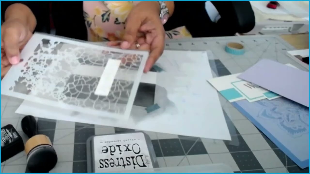 "Harmony in Distress: Exploring Blend of Distress & Distress Oxide Inks"