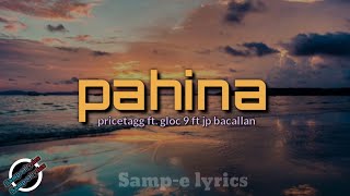 Pahina - pricetagg ft  gloc 9 ft  jp bacallan (samp-e lyrics) susulatan ko lahat ng mga blangko