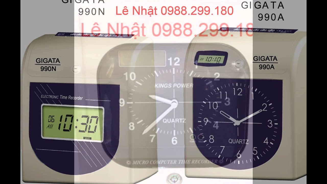 Bom Muc May Cham Cong The Giay Gigata 990N Tan Noi