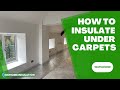 How to Insulate a floor to prevent Cold from below with EcoTec FloorFoam