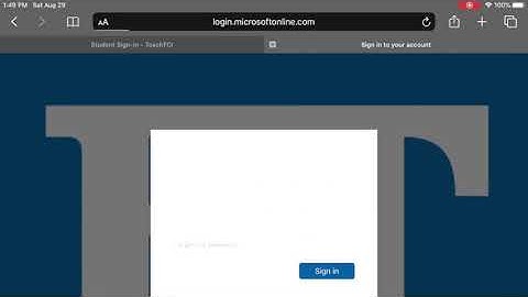 TCI: Student Log In and Navigation