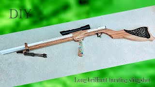 Self-defense hunting slingshot | Wood Art TG