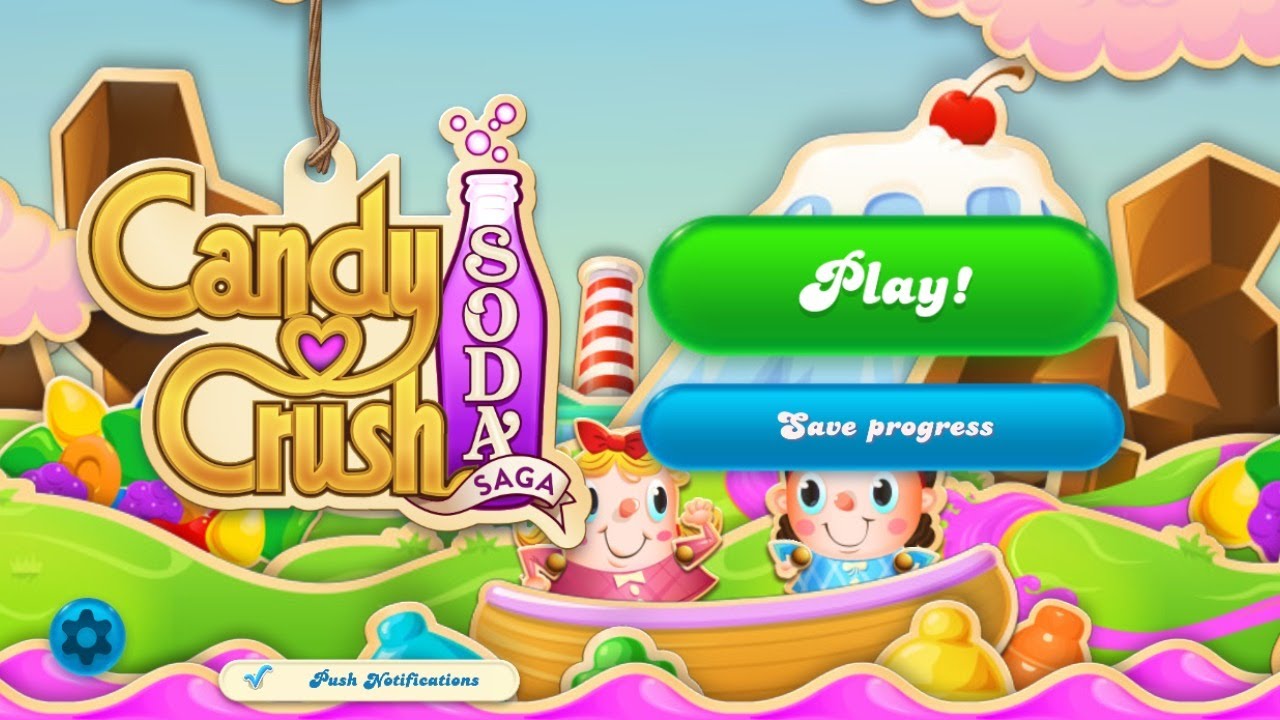 Push Rank Candy Crush Soda Saga Permainan Anakanak YouTube