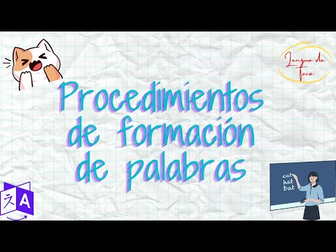 Video: ¿Cuál es el proceso de formación de palabras?