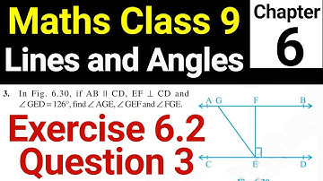 Maths Class 9 Exercise 6.2 Question 3 | Chapter 6 Lines and Angles | CBSE NCERT Solution by JP Sir
