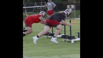Highlight: Offensive Line Conditioning Drills