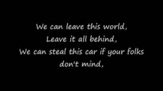 Save yourself, I'll hold them back My Chemical Romance lyrics on screen chords