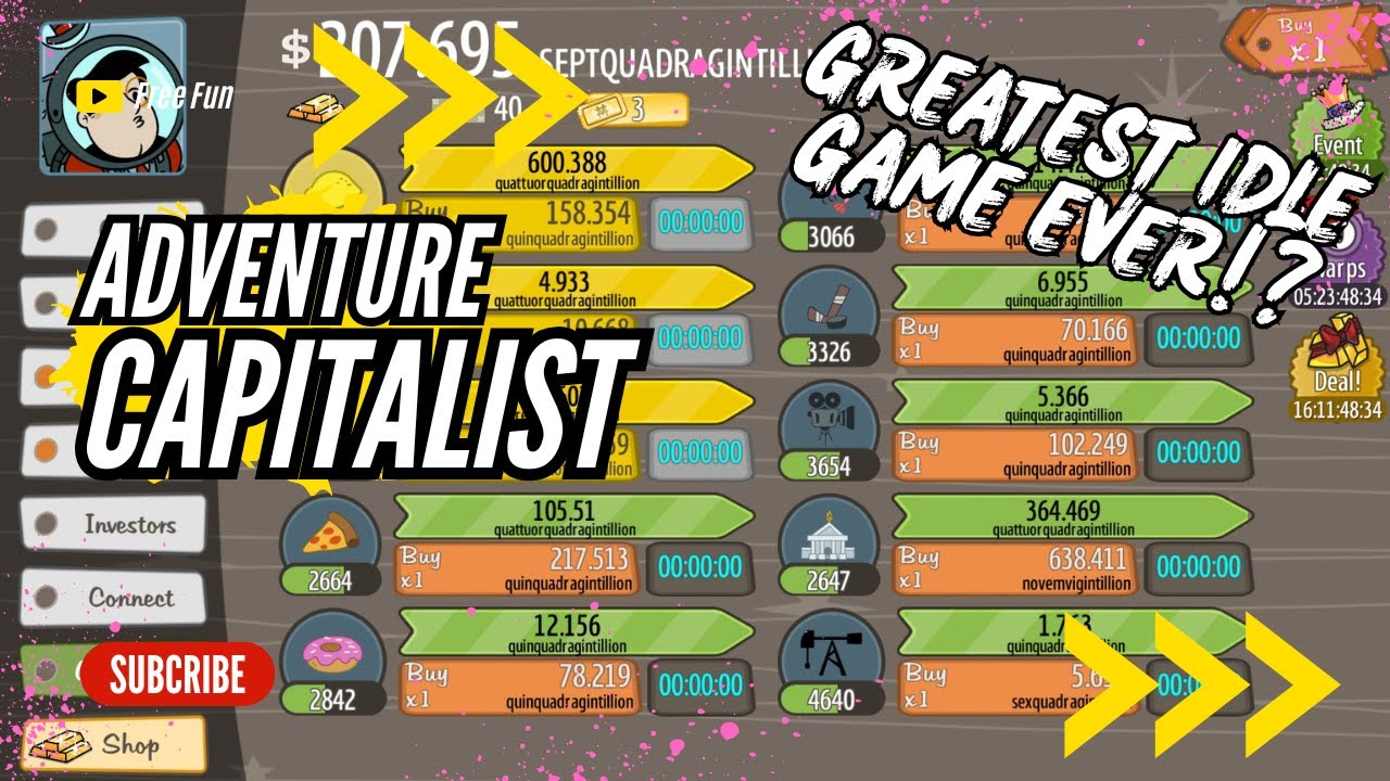 Greatest Idle Game of ALL TIME!? AdVenture Capitalist review