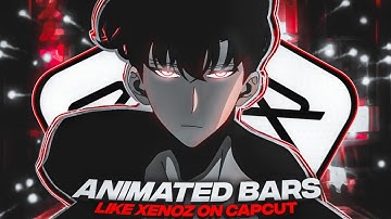 Animated Bars Like Xenoz on Capcut | Tutorial
