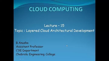 Layered Cloud Architectural Development