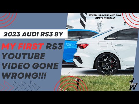 2023 Audi rs3 8y Wheel Spacer and Lug Bolt install gone wrong