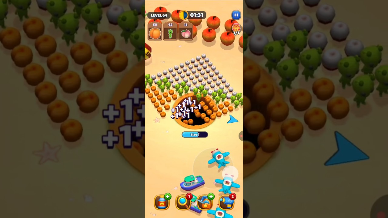 Hole Em All : collect master - Gameplay walkthrough part 64