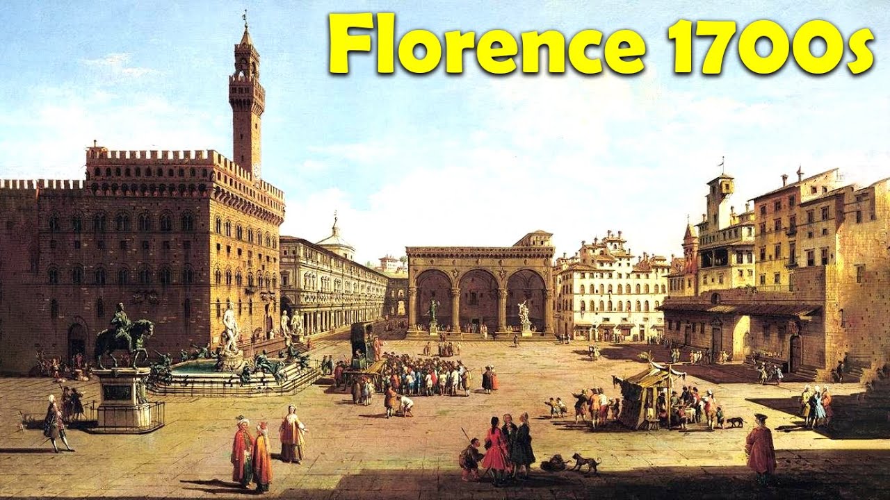 A Tour of Florence in the 1700s (AI Reconstruction)