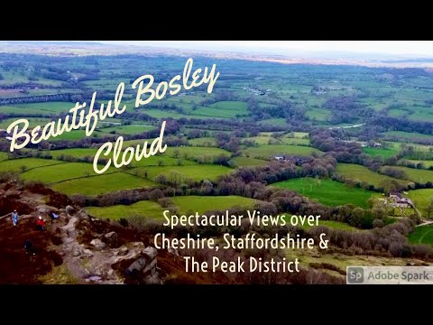 Walking at Bosley Cloud - Drone footage , April 12th 2021 #DJI #The Cloud #drone #walking
