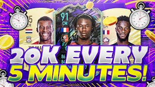 20K EVERY 5 MINS FIFA 21 BEST TRADING METHOD (FIFA 21 SNIPING FILTERS) TOTY