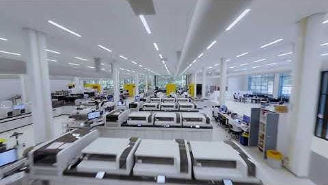 Drone flight through Star-shl Lab: Breathtaking views of Inpeco