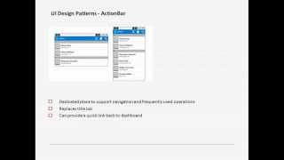 What are the UI Design Patterns