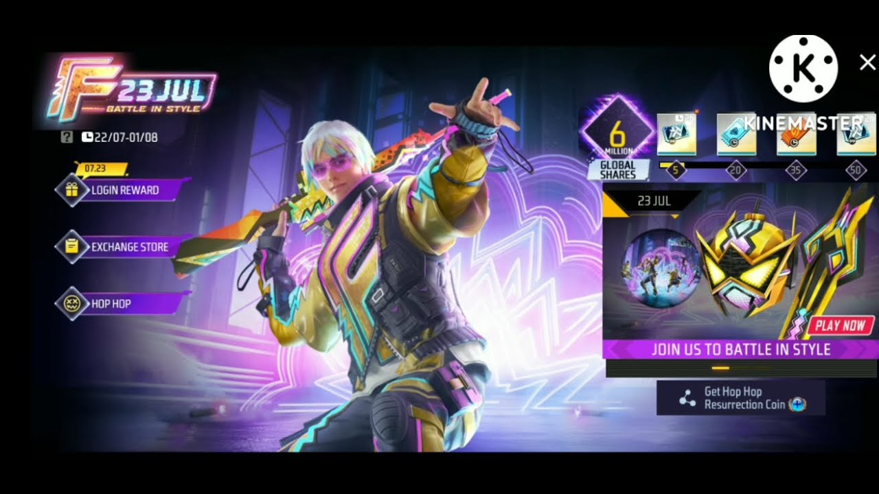 FREE FIRE BATTLE IN STYLE EVENT AND NEW UPDATE