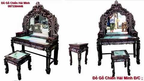 bàn trang điểm cẩn ốc xà cừ,bàn phấn gỗ đẹp cao cấp, đồ gỗ chiến hải minh,0973384446