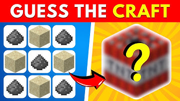 Guess the Minecraft Crafting Recipe 🛠️🔥 Ultimate Minecraft Quiz