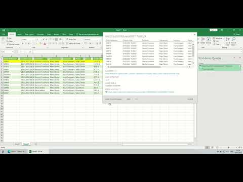 Microsoft Excel: How to link external data from Odoo to Excel