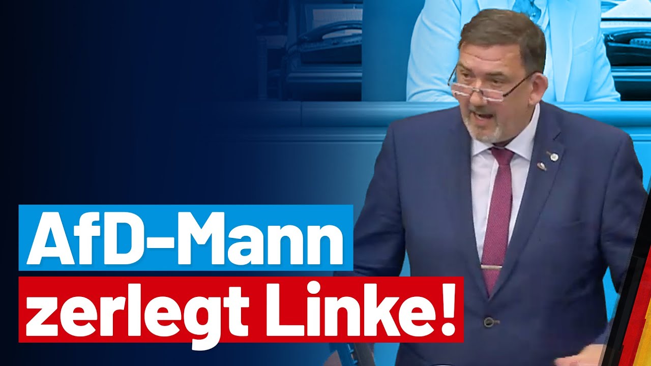 AfD-Mann zerlegt Linke bei seiner 1. Rede! - Knuth Meyer-Soltau- AfD-Fraktion im Bundestag