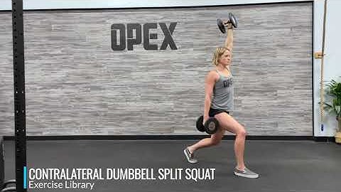 Contralateral Dumbbell Split Squat