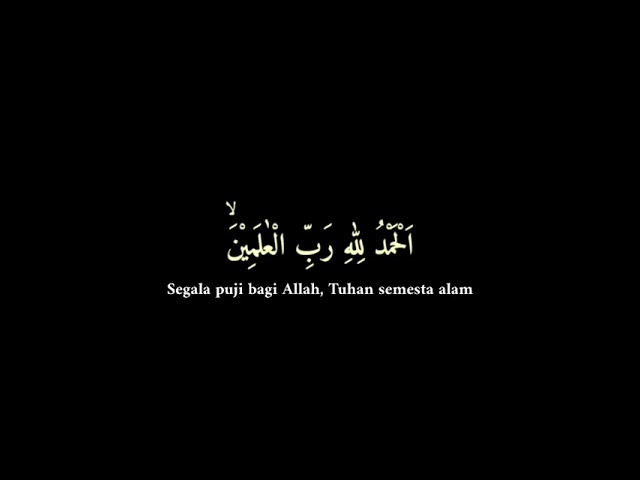 Surah Al-Fatihah || Ayat dan Terjemahan Indonesia class=