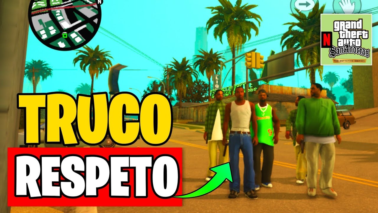 ☠️ Truco RESPETO en GTA San Andreas NETFLIX (ANDROID Y IPHONE) YouTube