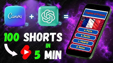I Made 100 MONETIZABLE YouTube Shorts In Under 14 MINUTES Using AI