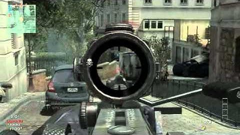COD MW3 TDM Barrett 50CAL Collateral Damage and Double Headshot