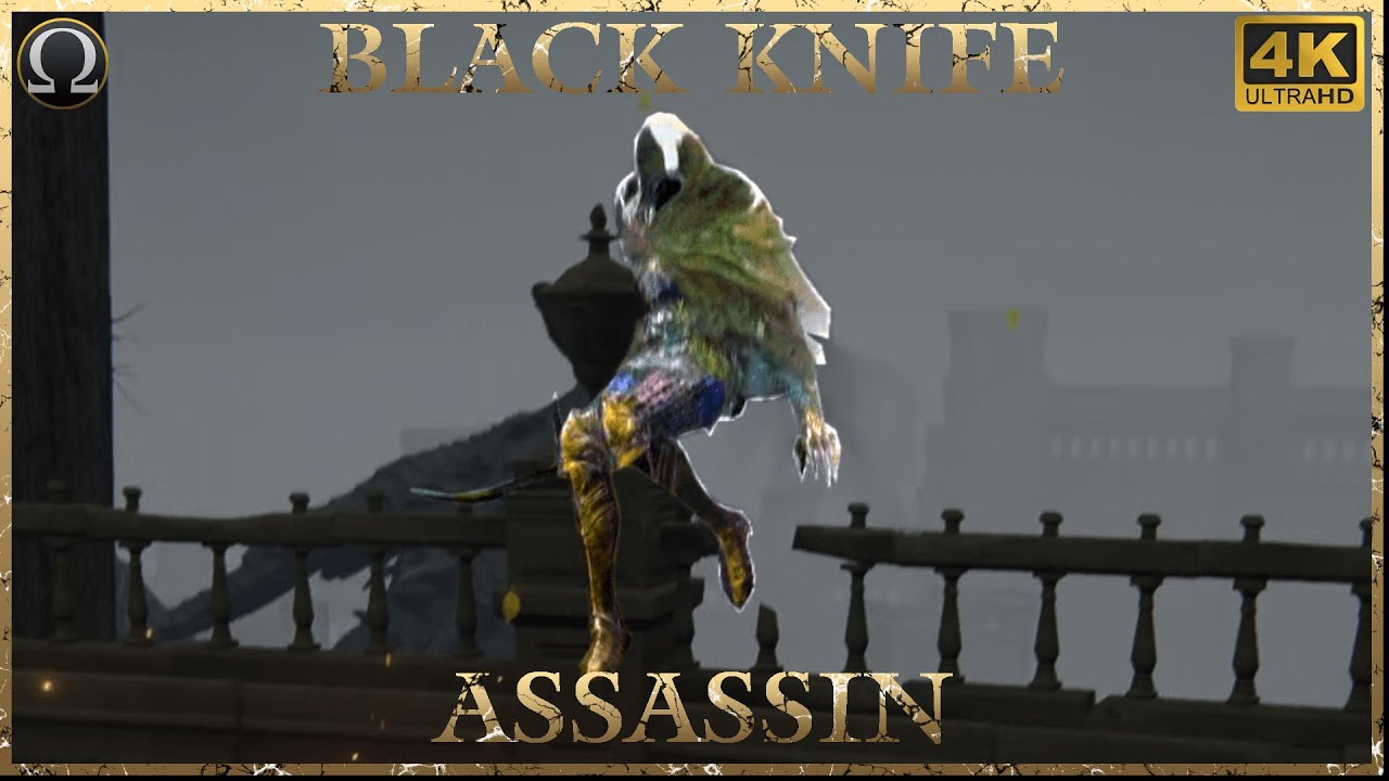 Elden Ring - Black Knife Assassin (Queen's Bedchamber, Leyndell) | 4K | No Hud