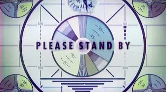 long retro Stand By Screensaver background from fallout 76 video loop no sound no music