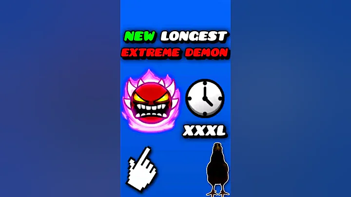 NEW LONGEST EXTREME DEMON IN GEOMETRY DASH #shorts #geometrydash #gd #games