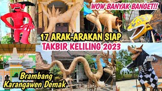 Review Full‼️17 Arak-arakan Siap Memeriahkan Takbir Keliling Idul Fitri 2023 - Brambang Karangawen