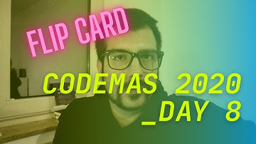Codemas 2020 day 8 - flip card