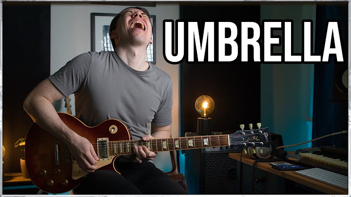 Umbrella Guitar version - Guitar performance video thumbnail