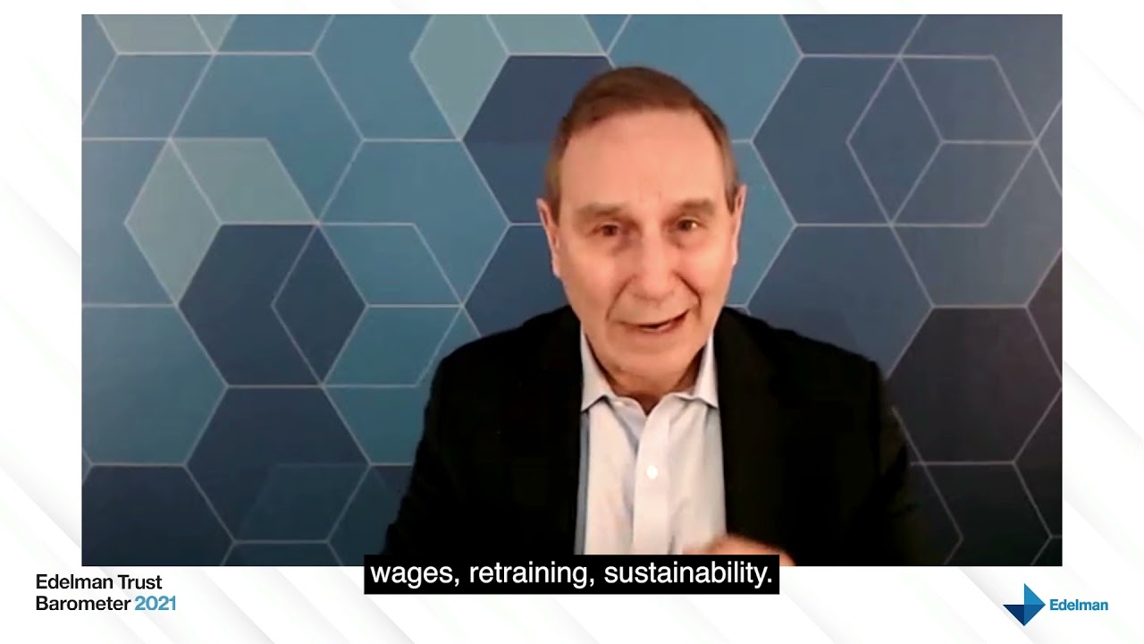 Richard Edelman urges business leaders to take action on issues where society needs them